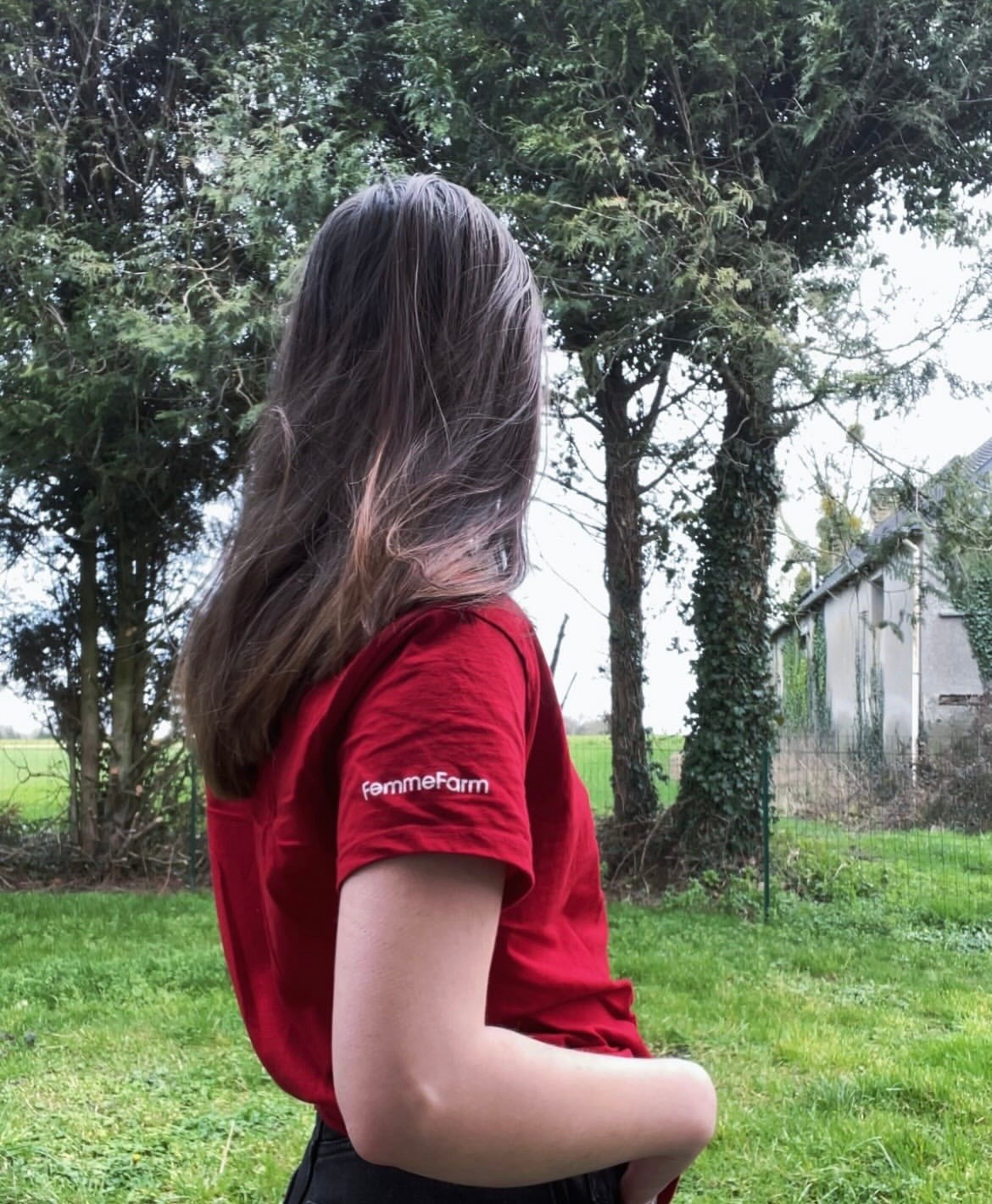 T-shirt petits paysans Rouge - Livraison fin septembre